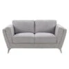CorLiving Lansing Modern Light Grey Polyester Loveseat