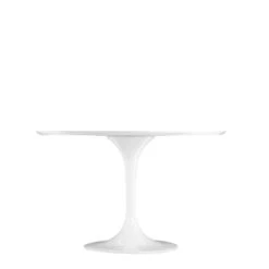 Plata Import Oura White Round Extending Removable 36-in Wood Table With Gloss Metal Base 7 Plata Import Oura White Round Extending Removable 36-in Wood Table With Gloss Metal Base -Rona shop 332004221 AlternateImage1 l