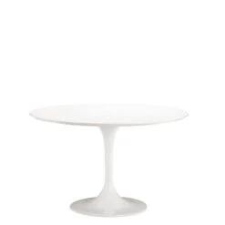 Plata Import Oura White Round Extending Removable 36-in Wood Table With Gloss Metal Base 6 Plata Import Oura White Round Extending Removable 36-in Wood Table With Gloss Metal Base -Rona shop 332004221 MainImage 001 l