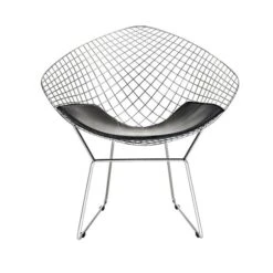 Plata Import Bertoia Set Of 2 Black Steel Wire Mesh Accent Chair -Rona shop 332004253 AlternateImage2 l