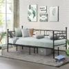 Homycasa Black Twin Daybed Bed Metal Frame