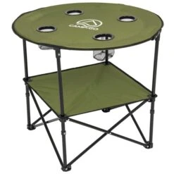 Camp & Go 28-in Dia Green Outdoor Round Folding Portable Table