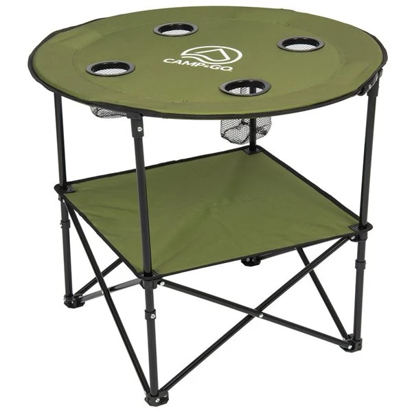 Camp & Go 28-in Dia Green Outdoor Round Folding Portable Table 3 Camp & Go 28-in Dia Green Outdoor Round Folding Portable Table