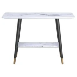 !nspire 43.25 X 14.25 X 30.25-in White Contemporary Metal And Faux Marble Console Table -Rona shop 332007393 AlternateImage2 l