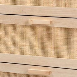 Baxton Studio Sebille Light Brown 3-Drawer Standard Chest -Rona shop 332007634 AlternateImage4 l