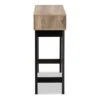 Baxton Studio Wales Natural Brown Modern 2-Drawer Console Table -Rona shop 332007639 AlternateImage3 l