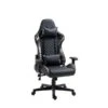Brassex Violet Black/camo Contemporary Ergonomic Adjustable Height Swivel Gaming Chair