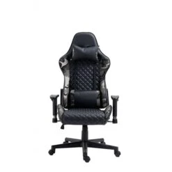 Brassex Violet Black/camo Contemporary Ergonomic Adjustable Height Swivel Gaming Chair -Rona shop 332010465 MainImage 001 l