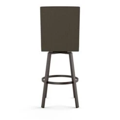 Amisco Industries Hartman 26-in Swivel Counter Stool - Dark Brown Grey/Dark Brown Metal -Rona shop 332011618 AlternateImage3 l