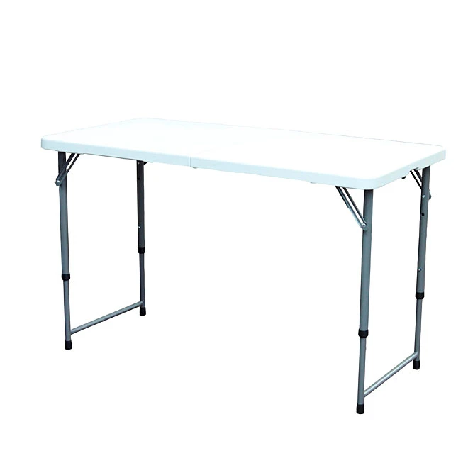 Enduro Folding Table - Steel Frame - Plastic - White - 24-in L X 48-in W X 22 1 /4-in H 3 Enduro Folding Table - Steel Frame - Plastic - White - 24-in L X 48-in W X 22 1 /4-in H